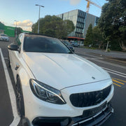 Brabus-Style Carbon Fibre Front Lip — W205 / S205 C63 & C63 S